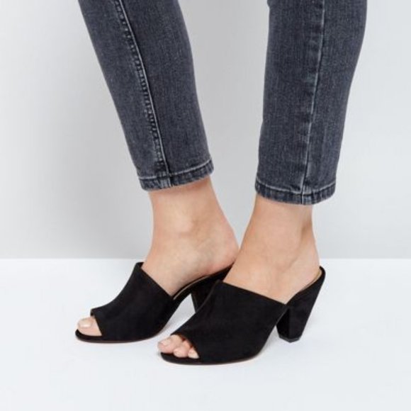 ASOS Shoes - ASOS HEDDON Kitten heel Mules